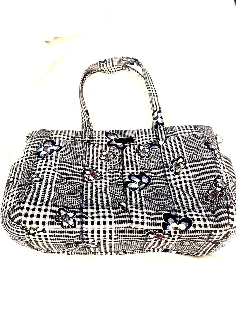 VERA BRADLEY Performance Twill Ultimate Baby Diaper Bag, Bedford Plaid